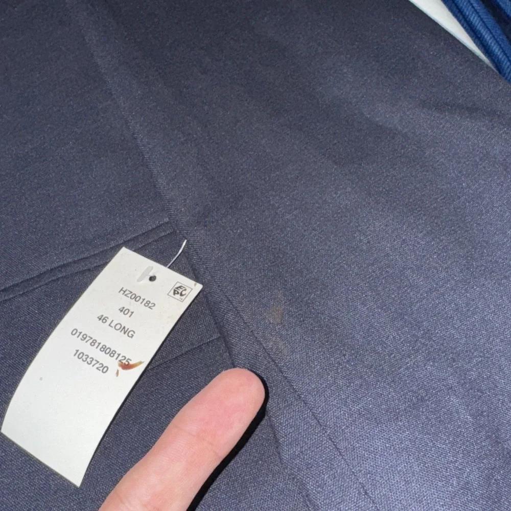 JM Haggar Mens Premium Stretch Classic Fit Suit Jacket 46L $220 Navy Blue NWT **